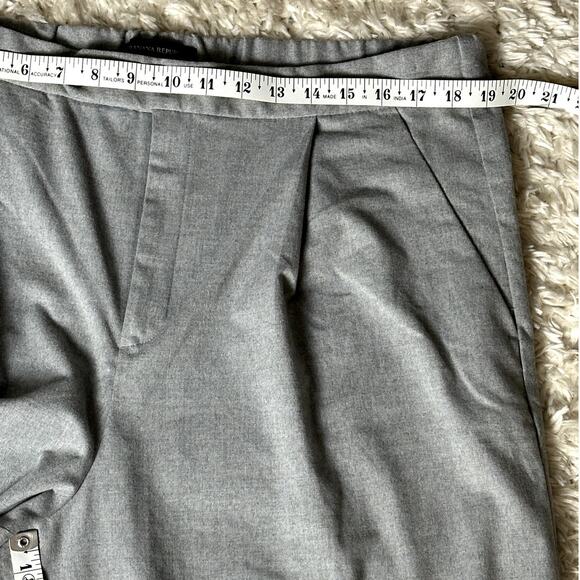 Banana Republic Wide Leg Women Size 16 Gray High Waist Career Office Dress Pants - Picture 3 of 11